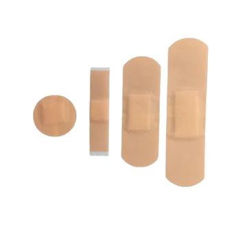 100Pcs/Pack Kits de Primeiros Socorros Band Aid Várias formas Respirável Patches Adesivos Curativos de Ferida de Gesso de Emergência Wounplast Fita