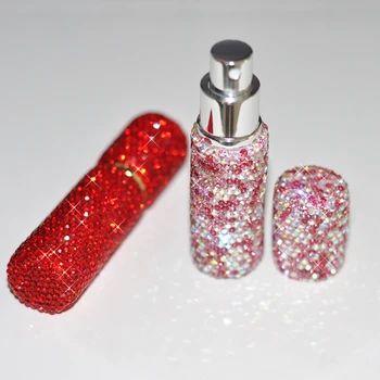 10ml de Mini-Frascos de Spray Reutilizável Diamante de Cristal Perfume Sub-Engarrafamento de Viagem Portátil Acessórios de Cosméticos de Maquiagem Ferramentas