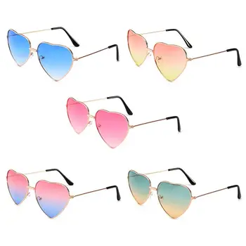 2020 Retro Coração Óculos de proteção Óculos de sol das Mulheres da Marca do Designer de Óculos de Sol Para as Mulheres da Liga Espelho de Óculos de sol Ray Feminino O-culos De Sol
