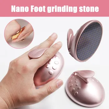 4 Cores Nano Vidro Coelho Esfoliante para Pés Foot Peeling Indolor Removedor de Moagem de Pé Placa de Arquivo Pedicure Placa de Cuidados com os Pés