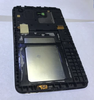 Azqqlbw Para Samsung Galaxy Tab 3 Lite T110 SM-T110 T111 Tela LCD Touch screen Digitalizador Assembly T110 Display+Quadro +de ferramentas