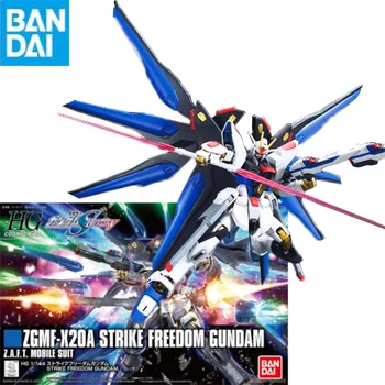Bandai Gunpla Hg 201 1/144 Strike Freedom Gundam Modelo Montado Articulações Móveis De Alta Qualidade Colecionáveis Modelos De Dom Crianças