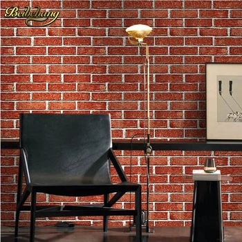 beibehang papel de parede. PVC cinza 3d tijolo de papel de parede para parede natureza 3d papel de parede de tijolo vermelho rolo de papel de parede