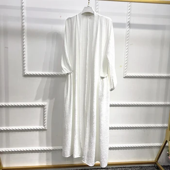 Best-seller Abaya Vestido de Dubai Projetos Islâmica Roupa da Etnia turca Atacado Abrir Abaya Para as Mulheres Muçulmanas طقم اسلامي Lsm43