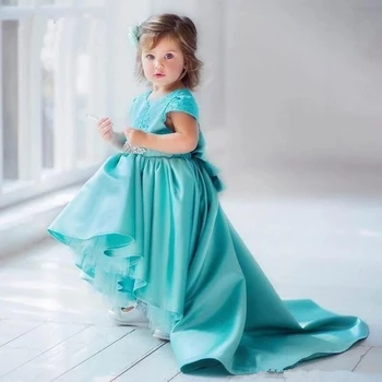 Concurso de Princesa Lolita Rendas Vestidos da Menina de Flor para o Casamento, Desfile de Vestidos de Belo Crianças Pequenas Aniversário Desgaste Formal Criança