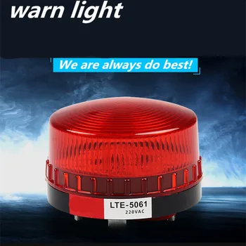 Cor 4 LTE-5061 Sinal de Luz de Advertência à prova d'água 12V 120mA Indicador de DIODO emissor de Luz da Lâmpada a Piscar a Luz de Alarme de Segurança