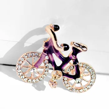 Criativo de Bicicleta Pequena Broche de Japão e Coreia do Sul Retro Selvagem Bonito Chapéu de Acessórios Saco Pin Casaco Casaco Corsage Acessórios