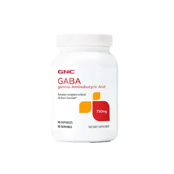 Frete grátis, GABA cápsulas de 750 mg 90 cápsulas