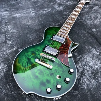 Grote Verde Explosão Top 6 Cordas de uma Guitarra Elétrica,de Rosewood, Braço de MOGNO Sólido Corpo da Guitarra,Em Stock