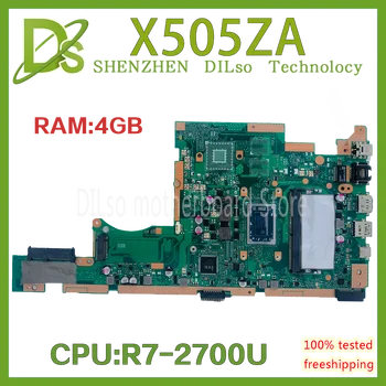 KEFU X505ZA placa-Mãe é ASUS X505Z A580Z A505Z K550A Laptop placa-Mãe com R7-2700U 4GB/RAM 100% funcionando bem