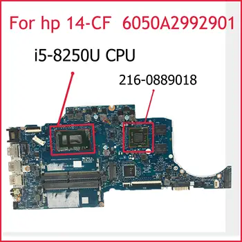 L24454-601 Para o Portátil HP 14s-cf 14-CF TPN-I130 laptop placa-Mãe L24454-001 6050A2992901-MB-A02 W i5-8250U 530/2GB 100% testado