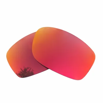 Laranja Vermelho Espelhado Polarizada de Substituição de Lentes para Fives Squared Óculos de sol de Armação de 100% de proteção UVA & UVB