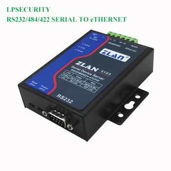 LPSECURITY ZALN5103 RS232/RS484/RS422 para ethernet RJ45 conversor serial a porta serial do servidor de servidor de dispositivo de