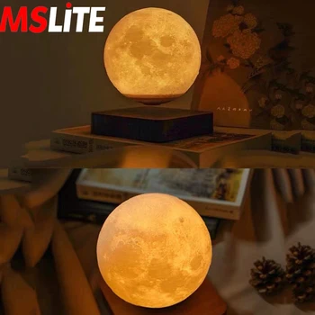 Luzes De Natal Flutuante Lua Lâmpada De Suspensão Magnética Noite De Lua Luz Livremente Presentes Originais A Decoração Home