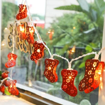 Luzes de natal para o Interior 2M 20LED de Natal da corda Led Luzes Decorativas Luzes de árvore de natal decorações Meias Luzes de corda