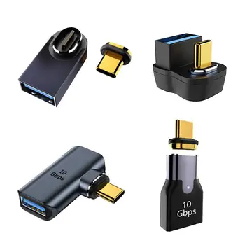Magnético Cabo USB Tipo C Para OTG Ímã Adaptador de Conector de Cabo Dobrado, de Rápido Carregamento, Tipo de Fio-C Ímã Carregador e Cabo de Telefone