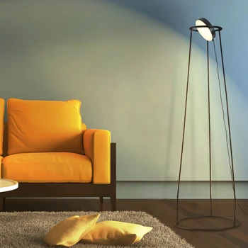 Moderna sala de estar lâmpada de assoalho Retro Tripé Preto Lâmpada de Assoalho Luzes de Pé Leve Para Sala de estar, Quarto de Estudo Decoração de Iluminação
