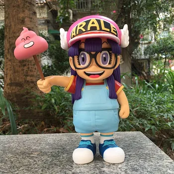 Nova Chegada de Anime Dr. Slump Alrale Óculos Menina de Chapéu Modelo de Figura de Ação do Brinquedo para as Crianças de 20cm Na Caixa de Varejo