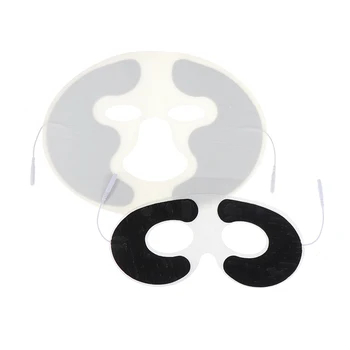 Não-tecido Adesivo Auto-EMS Máscara de Olho Cobrir Dezenas Almofada do Eléctrodo Para o Pulso Eletrônico Terapia Massagem Com cerca de 2 mm do Pino de Linha