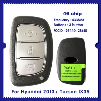 Para Hyundai 2013+ Tucson IX35 Chave Inteligente 3B 46chip 433MHZ 95440-2S610 CN020063
