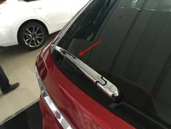 Para Mazda CX-4 2016-2019 de Alta qualidade ABS Cromado limpador traseiro tampa do limpador tampa decorativa acessórios do carro