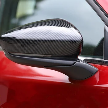 PARA Mazda CX30 espelho retrovisor tampa de protecção nova modificação de fibra de carbono capa chifre shell de decoração de alta qualidade