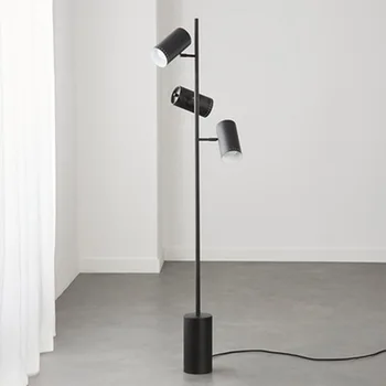 Pós-moderna e simples de mármore do chão da sala de estar lâmpada modelo de sala de sala de estudo do quarto-de-cabeceira vertical lâmpada de assoalho