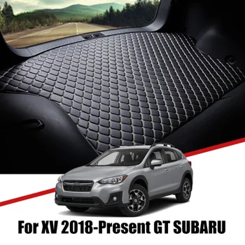 Tronco de carro de Armazenamento de Almofadas de Couro Para Subaru XV GT 2018 2019 2020 Carga Bandeja Tampa Traseira Impermeável Tapete Auto Acessórios