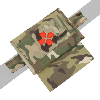 Tática Micro Med kit Médico Bolsa MOLLE Sistema de Caça Militares do Exército Kits de Primeiros Socorros Saco de Acampamento ao ar livre equipamento de Emergência Saco