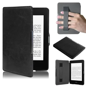 Ultra Slim Couro Smart Case Capa Para Kindle 5 Preto
