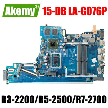 UMA w R3-2200U R5-2500U R7-2700U CPU AMD EPV51 LA-G076P placa Mãe para o HP 15T-DB000 DE 15 DB Laptop placa-Mãe placa-mãe