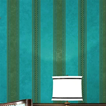 wellyu país da América tecido não-tecido Europeu de luxo listras verticais retro jardim quarto sala de estar de parede papel de parede
