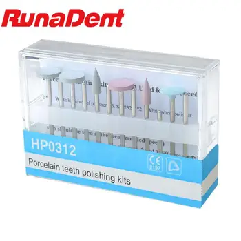 12 Pcs/kit Dental, Dentes de Porcelana Polimento Kit para Baixa Velocidade Handpiece Hp0312 Simples Polimento Kit de Reparo