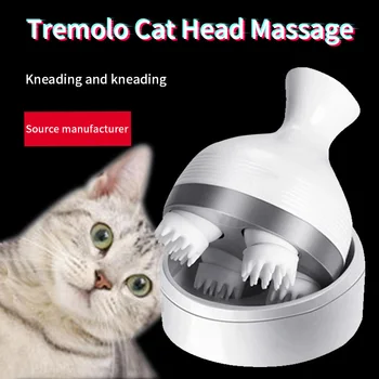 3D Cabeça Massageador Elétrico sem Fio Portátil Massagem Pessoas e Animais de estimação Gato Cão Corporal de Massagem Profunda do Tecido Amassar Dispositivo vibrador