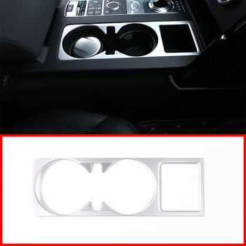 A Consola central da Copa Tampa do compartimento da Guarnição ABS Matte Chrome Acessórios de decoração Para Land Rover Discovery 5 3.0 V6 De 2017 Carro-estilo