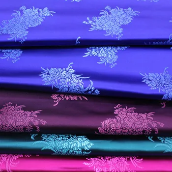 Alta qualidade de Damasco jacquard tapeçaria de cetim Cheongsam 3D jacquard brocado de tecido para o vestido de capa de almofada cortina de retalhos de DIY