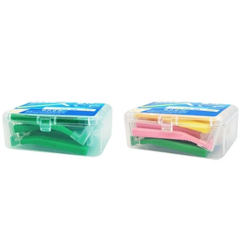 ASUS Caixa 2 L de Forma Push-Pull Em Terdental Escova de higiene Bucal e os Dentes Branqueamento de Dente, Escova de dentes, Verde e Mistura