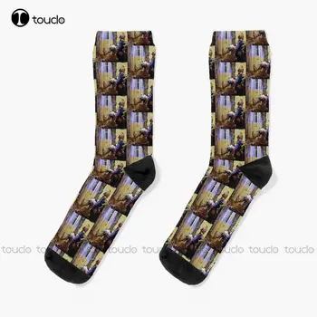 Dumb And Dumber (2021) Socks Engraçado Mens Meias Personalizado Unissex Adulto, Teen Jovens Meias De Presente Personalizado Streetwear Engraçado