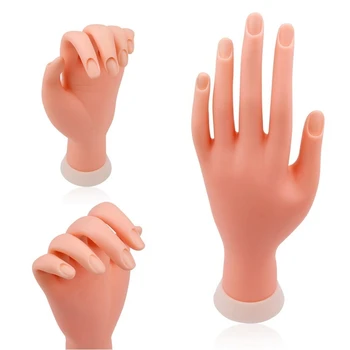 Gel do Prego Prática os Dedos da Mão São Suaves e Podem Ser Dobrados Prego Práticas de Formação de Mão