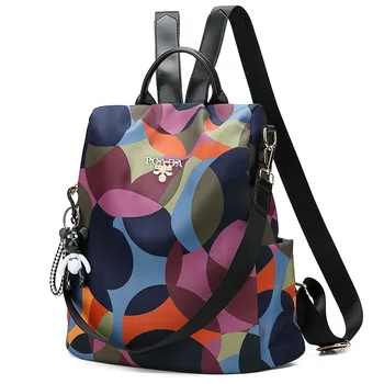 Moda, design colorido mochila de senhoras escola de alta qualidade à prova d'água Oxford saco de ombro faculdade de vento saco de menina casual mochila