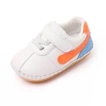 O bebê Meninas Tênis Sapatos de Crianças Outono Macio, com solado Respirável Sapatos de Criança 0-2 Anos Infantil Meninos Casuais Sapatos de Couro