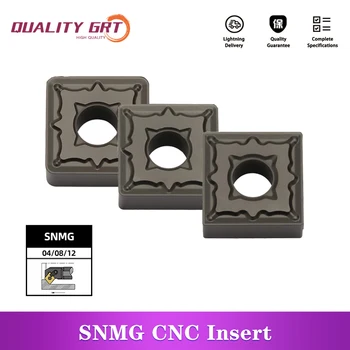 P. Grt Carboneto de Inserir SNMG 120404 SNMG120408 SNMG120412 Material de Aço Ferramentas de Torneamento Externo Suporte CNCLathe Torneamento de Processamento de