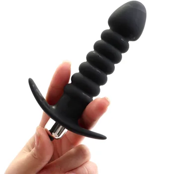 Próstata Massageador Vibratório Anal Plug anal G spot-Vibrador de Brinquedos Sexuais Para Mulheres, Homens, Masturbação Anal, Vibrador Plug anal Brinquedos Sexuais