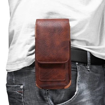 Telemóvel Universal saco da Cintura para Motorola Edge 20 Pro / S Edge Pro Leather belt clip caso de Telefone para Moto G10 Poder